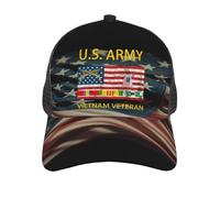 Trucker Cap Vétéran De La Police Militaire des États-Unis Au Vietnam Chapeau Soleil Unisexe Casquette Baseball Tendance Chapeau Sports Course À Pied pour Cadeau Golf