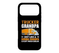Trucker Grandpa Just Like A Normal Grandpa Truck Driver Coque pour iPhone 17 Pro Max