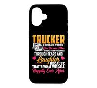 Trucker I Became Yours You Became Mine Funny Truck Driver Coque pour iPhone 16