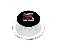Trucker I Lover My Girl She is A Crazy Funny Truck Driver PopSockets PopGrip pour MagSafe