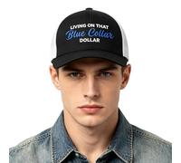 Trucker Mesh Cap, Adjustable Baseball Hat, Windproof Work Headgear, Breathable Sun Shield for Men Women Truck Drivers Construction Site Outdoor Labor Casual Daily Wear Protection Gear, 55-60 cm