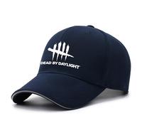 Trucker Motorcycle Cap Dead Day.Lig-ht，Chapeau de Baseball Vintage Stylée，Sport pour Les Activités de Plein(Navy Blue)