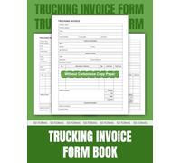 Trucking Invoice Form Book: 50 Duplicate Forms for Freight, Logistics, and Transport Billing | 8.5 x 11 inches.