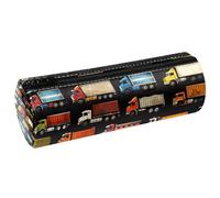 Trucks and Vans Trousse à crayons en cuir synthétique pour crayons, pièces de monnaie, maquillage pour étudiants, papeterie, école, travail, bureau, multicolore, 20x6.3cm/7.9x2.5in, Trousses à crayons