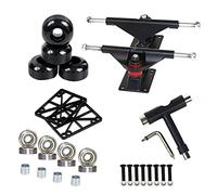 Trucks et Skateboard, Roues Skateboard, camions Skateboard, Patins élévateurs, kit quincaillerie, Convient pour des Planches 19,1 cm à 8 Planches