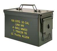 Trucky Boîte à munitions en métal, avec couvercle