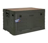 Trucky Coffret de Rangement Boîte Camping Caisse Pliante avec Couvercle