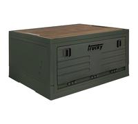 Trucky Coffret de Rangement Boîte Camping Caisse Pliante avec Couvercle
