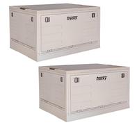Trucky Coffret de Rangement Boîte Camping Caisse Pliante avec Couvercle