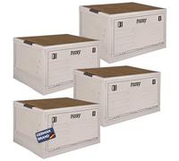 Trucky Coffret de Rangement Boîte Camping Caisse Pliante avec Couvercle