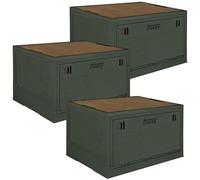 Trucky Coffret de Rangement Boîte Camping Caisse Pliante avec Couvercle