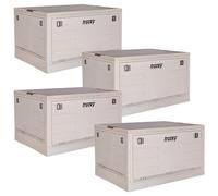 Trucky Coffret de Rangement Boîte Camping Caisse Pliante avec Couvercle
