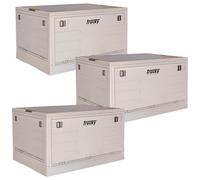 Trucky Coffret de Rangement Boîte Camping Caisse Pliante avec Couvercle