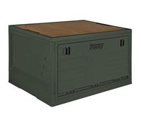Trucky Coffret de Rangement Sélection Boîte Camping Caisse Pliante avec Couvercle Vert