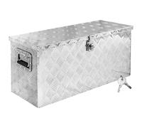 Trucky Truck Box Caisse de Transport Remorque Boîte à Outils Chequer Plaque en Alu 15 Tailles