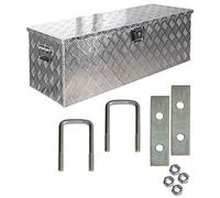 Trucky Truck Box Caisse de Transport Remorque Boîte à Outils Chequer Plaque en Alu D160 y compris matériel de montage