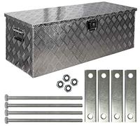 Trucky Truck Box Caisse de Transport Remorque Boîte à Outils Chequer Plaque en Alu y compris matériel de montage D160