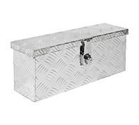 Trucky Truck Box Caisse de Transport Remorque Boîte à Outils | Modèle D015, 50x14x20cm, Chequer Plaque en Alu, voiture, Atelier