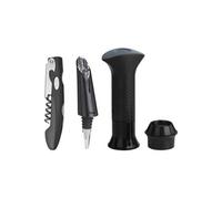 Trudeau coffret a vin 4 pieces 5060190 noir