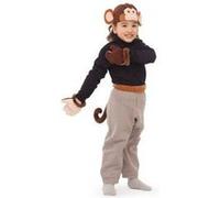 Trudi - 19267 - set déguisement singe 3 à 5 ans (tête pattes queue) G