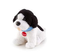 Trudi-51188 Petit Pays Environ 8 cm, Taille XXS matériaux Doux et des détails soignés-Peluche Lavable pour Enfants et bébés, 51188, Terre-Neuve-Blanc/Noir, XS