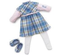 Trudi - 64377 - poupée et mini-poupée - robe bleue écossaise - 38 cm multicolore G