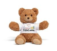 Trudi Bear Marlon T-Shirt Toscane | Peluches Portant des t-Shirts à l'effigie de Villes Italiennes, Souvenirs et Articles de Voyage | 32x30x20cm Taille M | Souvenir | modèle 15825