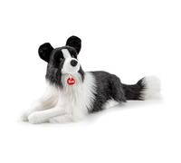 Trudi Border Collie Scott Peluche Chien, Cadeau de Noël et d'anniversaire | 22x33x55cm Taglia XL | Chiens en Peluche Classiques | modèleTUDN9000