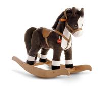 Cheval à enfourcher Marron | Jouet à Bascule Jouet en Peluche pour Enfants | Trudi | 34x58x78cm | Jumbo | Rocking Animals | modèle 29708