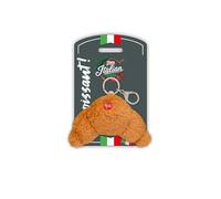 Trudi Croissant Porte-clés Peluche, idée Cadeau, Gadget Touristique Made in Italy | 10x7x3cm Taille XXS Icons | modèle 68812