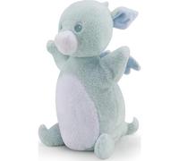 peluche marionnette marionnette Doudou dragon 37 cm bleu menthe