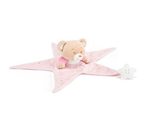 Trudi Doudou Ours Rose Peluches et Doudou pour Nouveau-nés. Ours en Peluche pour Enfants. Cadeau Nouveau-né Premiers Mois | 37x10x32cm S | Baby Star | modèle 18178