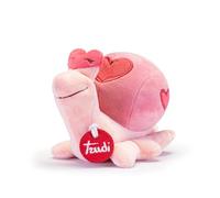 Trudi Escargot Trudino Peluche Coeur avec dédicace, Cadeau Saint Valentin | 16x32x20cm Taille M | Célébration | modèle 52242