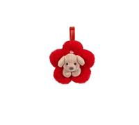 Trudi Fleur Chien avec Ruban | Peluche Cadeau pour la Saint-Valentin, Animaux en Peluche | XXScm Taille 9x9x6 | Sweet Collection | modèle 51383