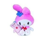 Trudi Hello Kitty et Mon ami Hector Bear | Peluche, idée Cadeau | 15x14,5x10 cm Taille XS | Hello Kitty and Friends | modèle 25045