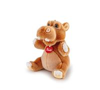 Trudi Hippopotame Philippe Mascotte en Peluche, Cadeau de Noël et d'anniversaire. | 16x23x15cm S | Animaux Exotiques tropicaux | modèle TUDO6000