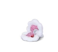 Trudi Huître Blanche | Peluche Cadeau pour Noël et Anniversaire, Animaux en Peluche | 13,5x12x14,5 cm Taille XS | Sealife | modèle 51393