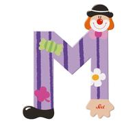 Trudi Lettres en bois Clown : lettre M Lettres triées : lettre M