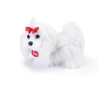 Trudi Maltese Lulù Cadeau Anniversaire ou Noël, Chien en Peluche | 23 x 22 x 9 cm Taille S | Classiques Chiens | modèle 22345