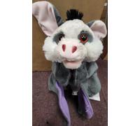 Trudi Marionnette Bat 25cm Gris, Couleur:gris