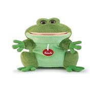 Trudi Puppets 29804 Handpuppe Frosch ca. 23 cm (Größe S), Stofftier aus hochwertigen Materialien, liebevolle Details, sehr flauschig und weich, waschbar, Kuscheltier und Puppe für Kinder, Grün