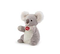 Trudi Puppets 29828 Handpuppe Koala ca. 28 cm (Größe S), Stofftier aus hochwertigen Materialien, sehr flauschig, liebevolle Details, kuschelige Ohren, waschbar, Kuscheltier und Puppe für Kinder, Grau