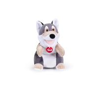Trudi Marionnette Loup marionnettes en Peluche pour Spectacle sur scène, Cadeau d’Anniversaire | 16x25x16cm Taille S | Marionnettes | modèle 29230