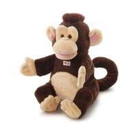 Trudi, Marionnette, Peluche 2 en 1 Toute Douce, 22 cm de Haut, Singe, TUD82000