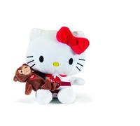 Trudi My Melody et Mon ami Hector Bear | Peluche, idée Cadeau | 15x14,5x10 cm Taille XS | Hello Kitty and Friends | modèle 25044