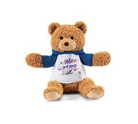 Trudi Ours en Peluche avec t-Shirt des Jeux Olympiques d'hiver Milano Cortina 2026 | 30 x 36 x 36 cm Taille M | Modèle 68258