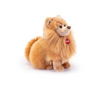 Trudi - Peluche Chien Poméranie Biscuit - Taille S 23x22x9 cm - Modèle 22347