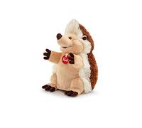 Trudi Puppets 29968 Handpuppe Igel ca. 25 cm (Größe S), Stofftier aus hochwertigen Materialien, liebevolle Details, flauschig und weich, waschbar, Kuscheltier und Puppe für Kinder, Beige / Braun