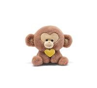 Trudi Singe Cœur Jaune Animaux en Peluche idée Cadeau | 12,5x13x12cm Taille XS | Heart Animals | modèle 51551