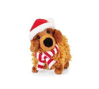 Trudi SW Col Chien Teckel de Noël Animaux en Peluche idée Cadeau | 5x9x11cm Taille XXS | Sweet Collection | modèle 52257